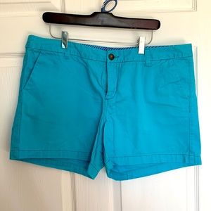 Turquoise shorts